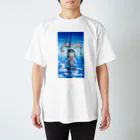 ☆あゆ ころ たろの☆ ハッピーライフのペンアート Regular Fit T-Shirt