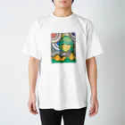 赤目の赤目オカッパ Regular Fit T-Shirt