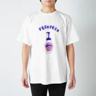 NIKORASU GOのユーモアデザイン「ぺこぺこ」 スタンダードTシャツ