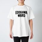 JIMOTO Wear Local Japanの 江戸川区 EDOGAWA WARD Regular Fit T-Shirt