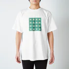 幾何学模様ARTのNo.718_魚 Regular Fit T-Shirt
