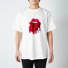 ぐにゃんじROCKのぐちゃっとしたくちびる Regular Fit T-Shirt