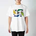 yupiyのモノクロラグ スタンダードTシャツ