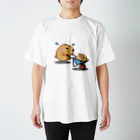 きゃぴばら倶楽部のきゃぴばら【一輪車】 スタンダードTシャツ