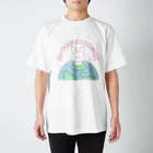 美人ちゃん🐰LINEスタンプの推しが存在する世界に感謝 Regular Fit T-Shirt