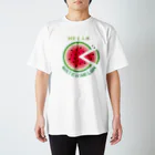 イラスト MONYAAT のスイカの輪切り　L Regular Fit T-Shirt