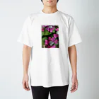 mokomamaの紫陽花Tシャツ スタンダードTシャツ