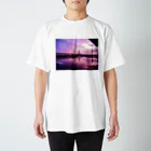 taka_1026のドキドキ夕焼けリフレクション スタンダードTシャツ