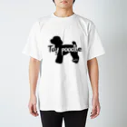 moffuの02トイプードル　黒シルエット Regular Fit T-Shirt