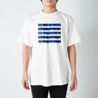 kaworu★SHOP＠SUZURIのBLUE LINE Regular Fit T-Shirt