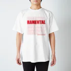 slurperのRAMENTAL white スタンダードTシャツ