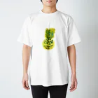 5つ葉クローバーのパイナップル〜7歳息子の年長時の作品〜 Regular Fit T-Shirt