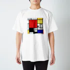 ノザキ-Nozakiの名画を楽しむてんとう虫〜カラフルな絵画〜 Regular Fit T-Shirt