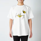 こんぺい工房の皮に滑るバナナ Regular Fit T-Shirt