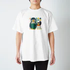 サタケシュンスケ｜イラストレーターのペンギンのおやこ Regular Fit T-Shirt