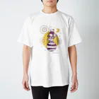 ミニマムユニヴァース@SUZURIのAstronauts - Fireworks Regular Fit T-Shirt