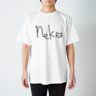ゆるいげのnekoT-黒- Regular Fit T-Shirt