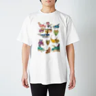 でぃの²(にじょう) ショップのトリケラトプスの仲間たち Regular Fit T-Shirt