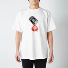 Design For Everydayの骸骨モーターオイル Regular Fit T-Shirt