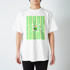 ３５８/Mitsuba SUZURI店のもけぱ日和 くりーむそーだ Regular Fit T-Shirt