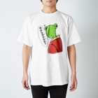 PY Kobo Pat's WorksのGOING HOME FROGBERT Regular Fit T-Shirt