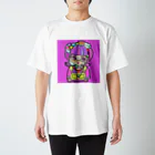 🐼🌈🌈いちみととう💜💙💚💛のピンクデコラちゃん スタンダードTシャツ