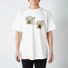 sasabayashi8の荒ぶるかた達　風神雷神 スタンダードTシャツ