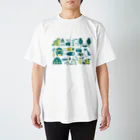 喫茶こぐまやのcamp cats スタンダードTシャツ