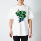 NEGA97のアマビエさまとクローバー Regular Fit T-Shirt