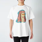 tansan sui.の赤面の女の子 Regular Fit T-Shirt