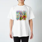 うへだ太郎のダブルよんよん Regular Fit T-Shirt