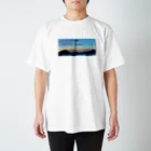 のぐちさきの海と夕暮れ スタンダードTシャツ