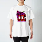 CCC STORES出張所の【chameleon punks T RED】 by K.hakariya Regular Fit T-Shirt