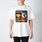 スリーセブンターボ(公式)のアメコミ風ドカン君＆ウオエル Regular Fit T-Shirt