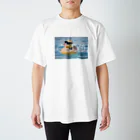 ugetu shopのサワヤカ（アヒル） スタンダードTシャツ