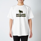 onehappinessのシェルティ　迷彩柄 Regular Fit T-Shirt