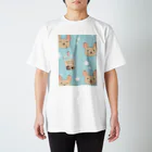 Mimileeのタピオカわんこ スタンダードTシャツ