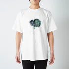 hoshan☺︎flower garden❁の【 Dahlia Head 】part.2 Regular Fit T-Shirt