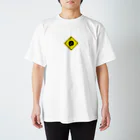 日本人の警戒標識(悪巧み) スタンダードTシャツ