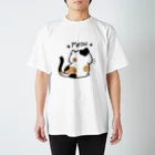 Links-Tの三毛猫後ろ姿 スタンダードTシャツ