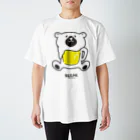 4kakeクリエイティブワーク SUZURI SHOPのBEEAR（ビーアー） Regular Fit T-Shirt