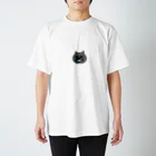 ⸜ _store ⸝ (アンダーバーストア)の目つきの悪い猫 スタンダードTシャツ