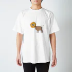 あいうえおすのおす画伯のらいおん スタンダードTシャツ