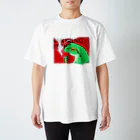 sakanaの喫煙がえる Regular Fit T-Shirt