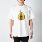 ShotaMiyakeの果物の断面図シリーズの写真(洋梨) スタンダードTシャツ