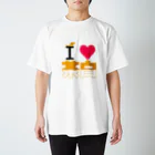 うちのねこのI ♡ 茶白猫 Regular Fit T-Shirt