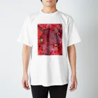 KYOKO UEMATSU  / 芸術家  植松 京子の負けないシカ Regular Fit T-Shirt