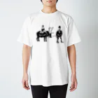 おこまりshopのお家で旅気分　トナカイ スタンダードTシャツ