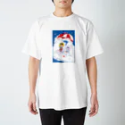 piccolokkoのビーチガール スタンダードTシャツ