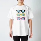 COULEUR PECOE（クルールペコ）のめがね。めがねめがね スタンダードTシャツ